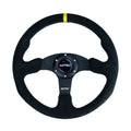 LTEC BAS ECO Steering Wheel Suede 350mm – Flat (0mm Dish) - Sim Race Webshop B.V.