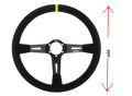 LTEC Suede Steering Wheel – 350mm | 90mm Dish (FIA Approved) - Sim Race Webshop B.V.