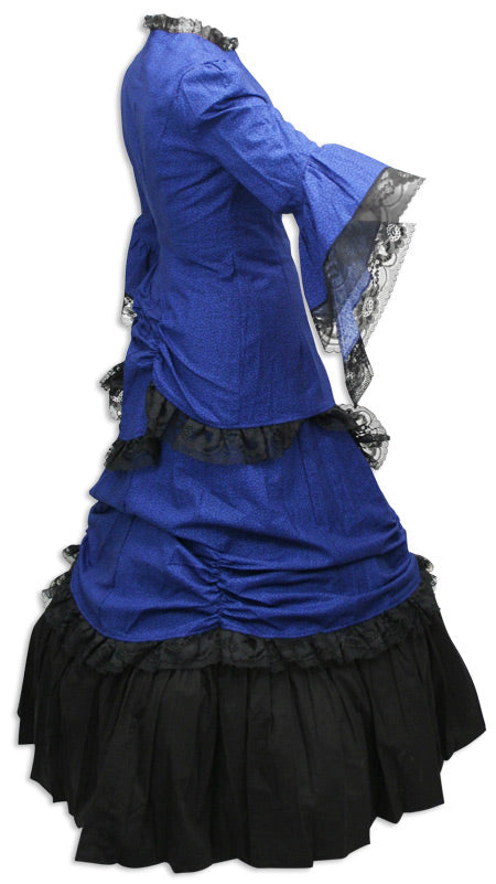 Lucille Walking Suit - Royal Blue Leaf