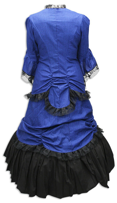 Lucille Walking Suit - Royal Blue Leaf