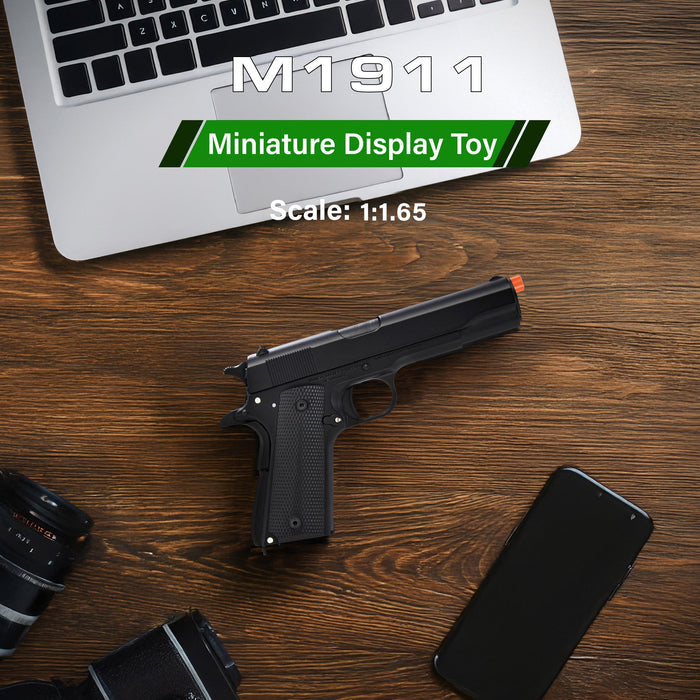 M1911 1:1.67 Scale- Black - Wolfhound Tactical Miniature Pistol Model