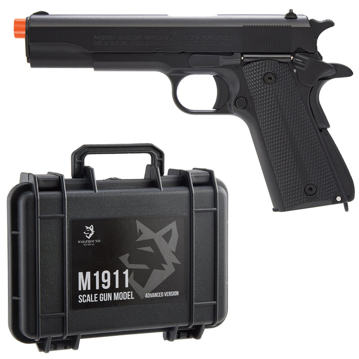 M1911 1:1.67 Scale- Black - Wolfhound Tactical Miniature Pistol Model