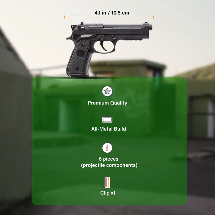 M92 Beretta - Black - Wolfhound Tactical Miniature Pistol Model