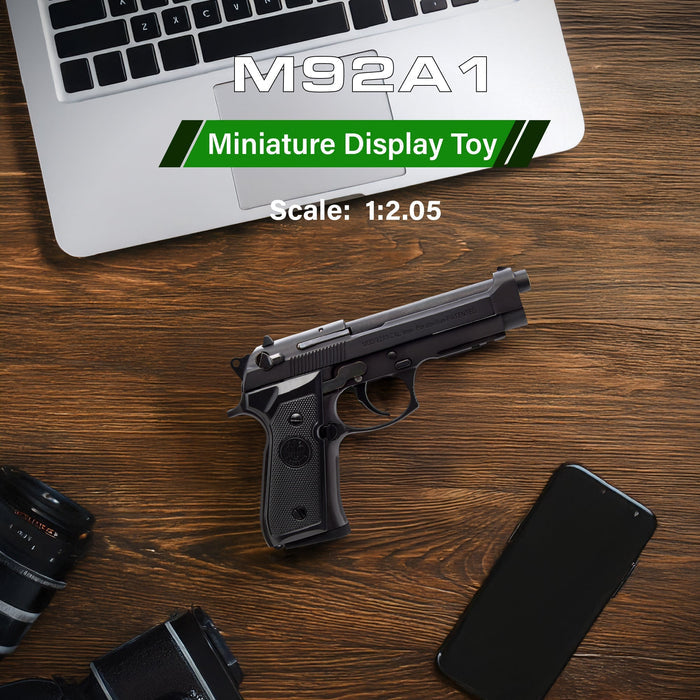 M92 Beretta - Black - Wolfhound Tactical Miniature Pistol Model