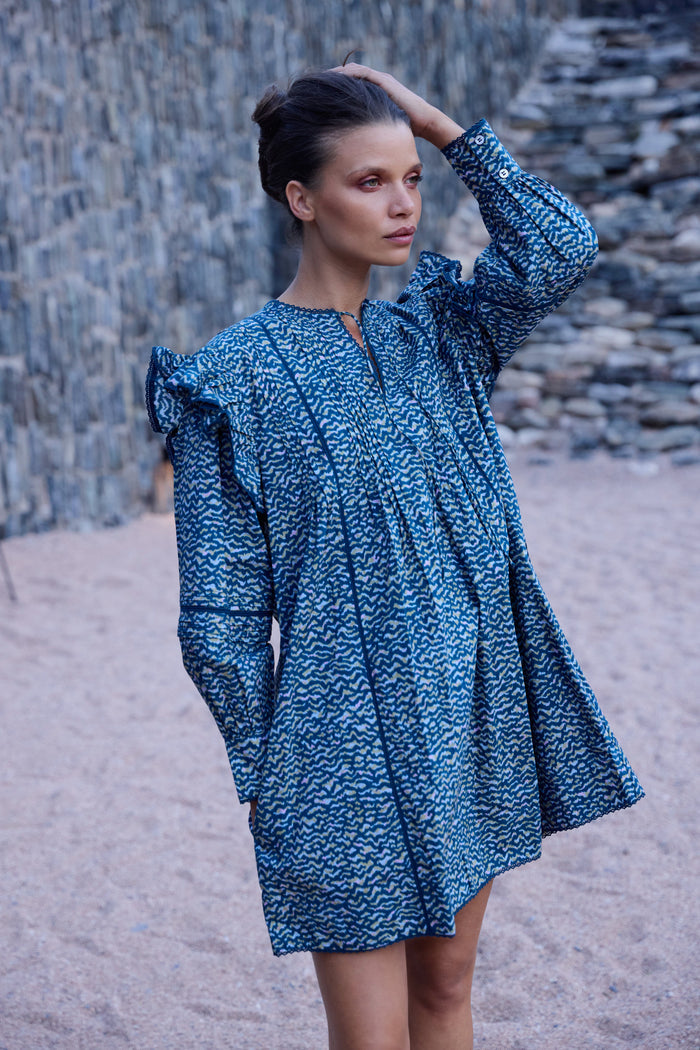 Madison Dress- Jag Navy