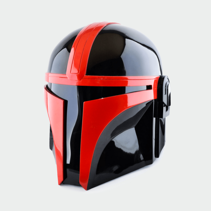 Mandalorian Helmet from Star Wars Series (Red-Black Version) / Cosplay Helmet / Mandalorian Helmet / Star Wars Helmet Cyber Craft