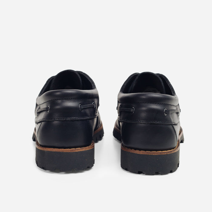 MARBLEHEAD LUG BOAT SHOE - CICLONE BLACK