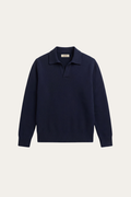 Marencio Cashmere Polo Knit Navy