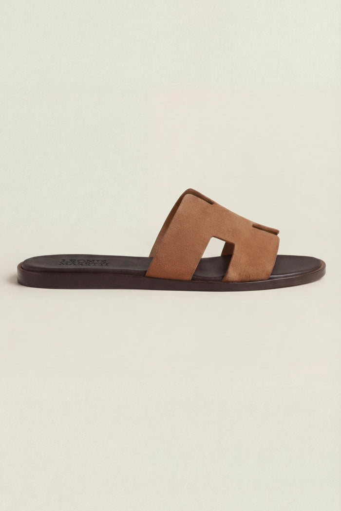 Matera Suede Sandal Brown