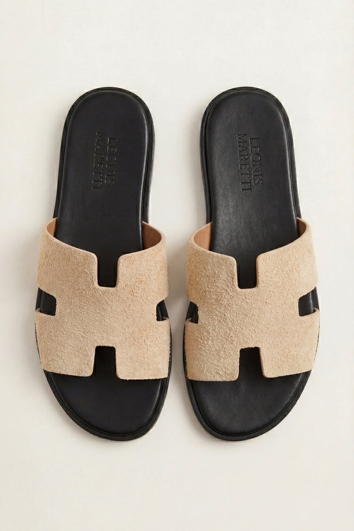 Matera Suede Sandal Sand