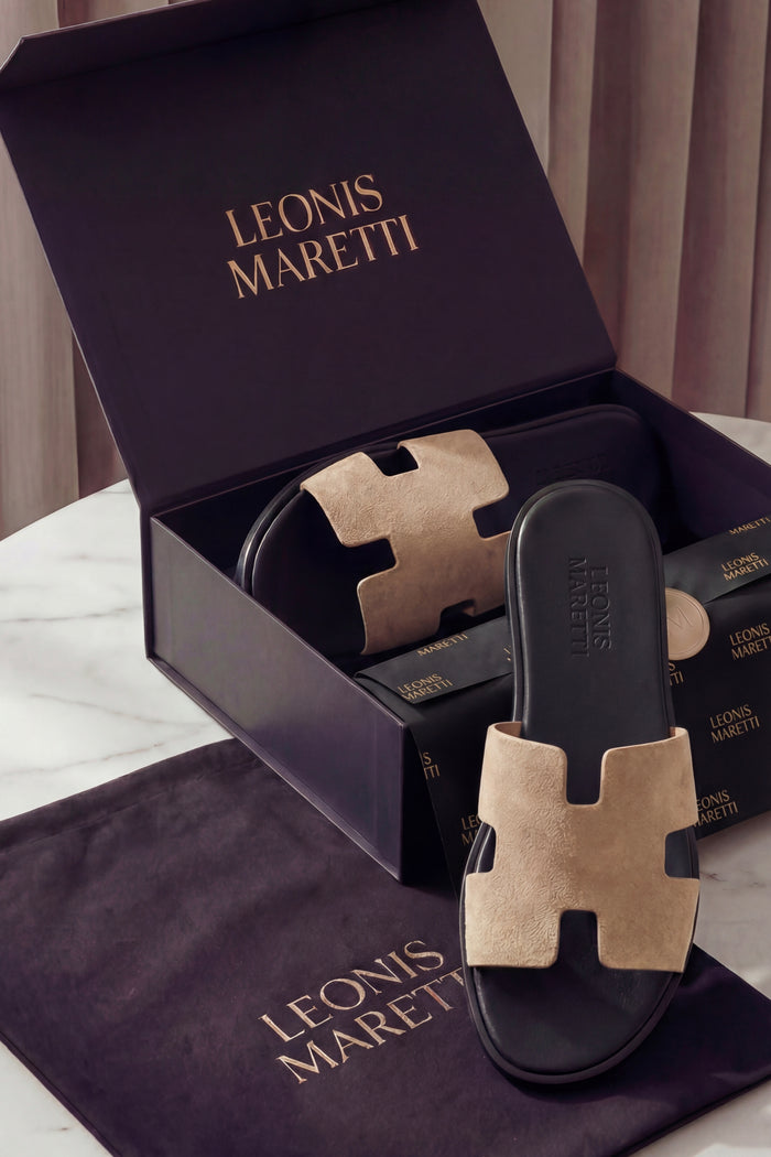 Matera Suede Sandal Sand