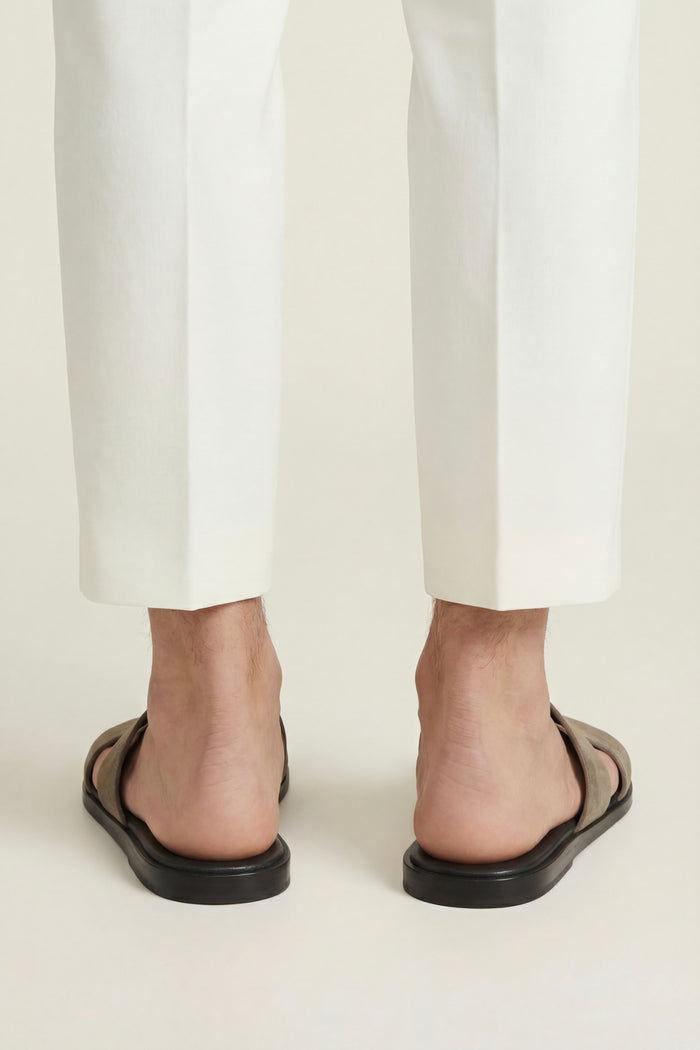Matera Suede Sandal Taupe