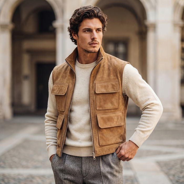 XS / Tan / Suede
