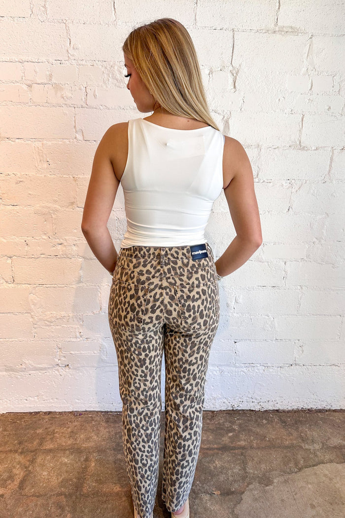 Mavi New York Leopard Denim, Jeans, Animal Print Pants, Leopard Print Jeans, Adeline Boutique, Dallas Boutique