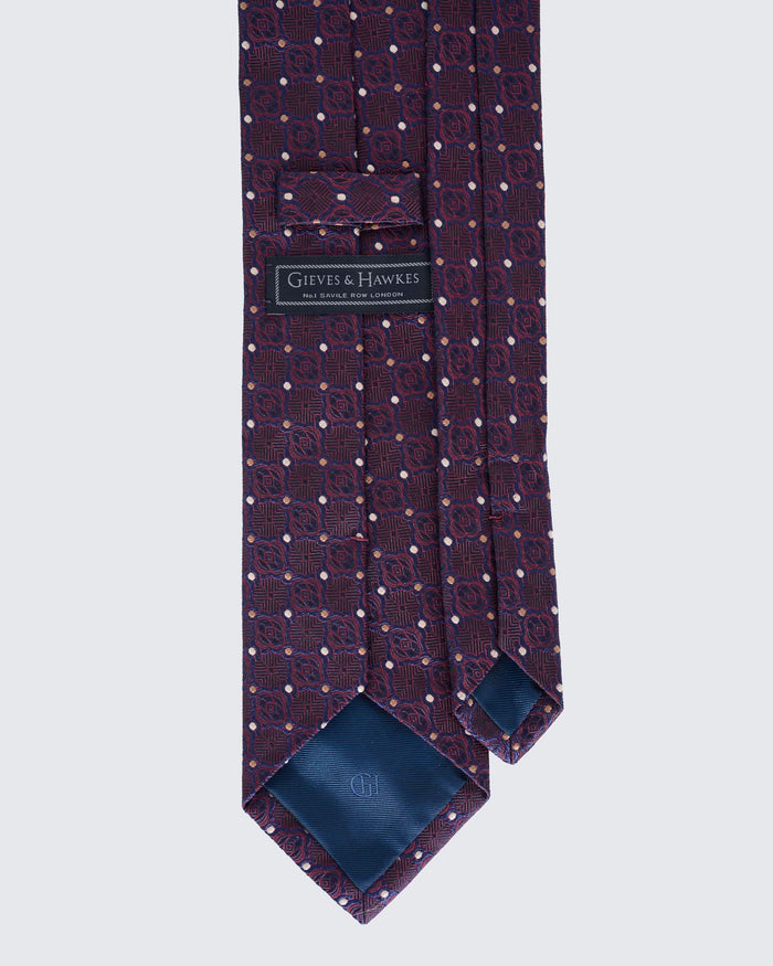 Mayberry Jewel Burgundy Tie