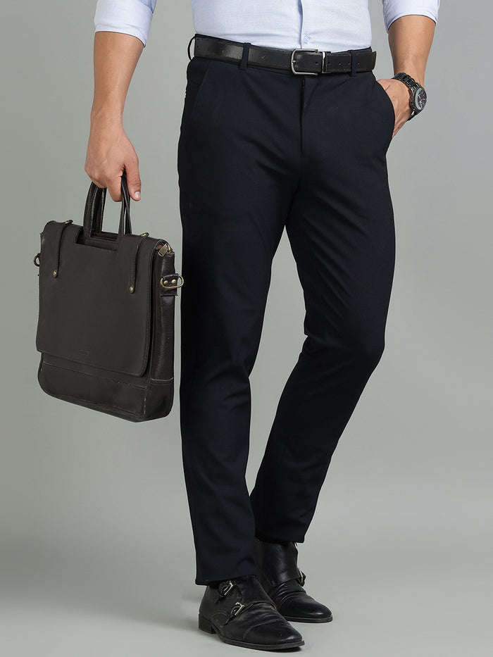 Men 4-Way Stretch Lycra Formal Pant