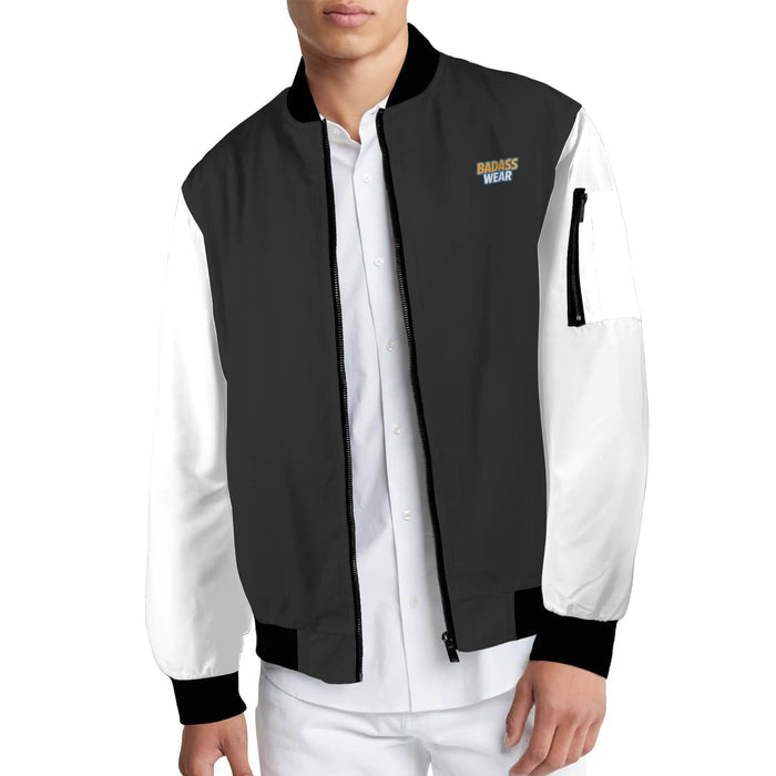 Men's Contrast Bomber Jacket