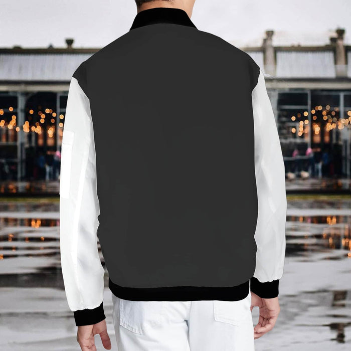 Men's Contrast Bomber Jacket