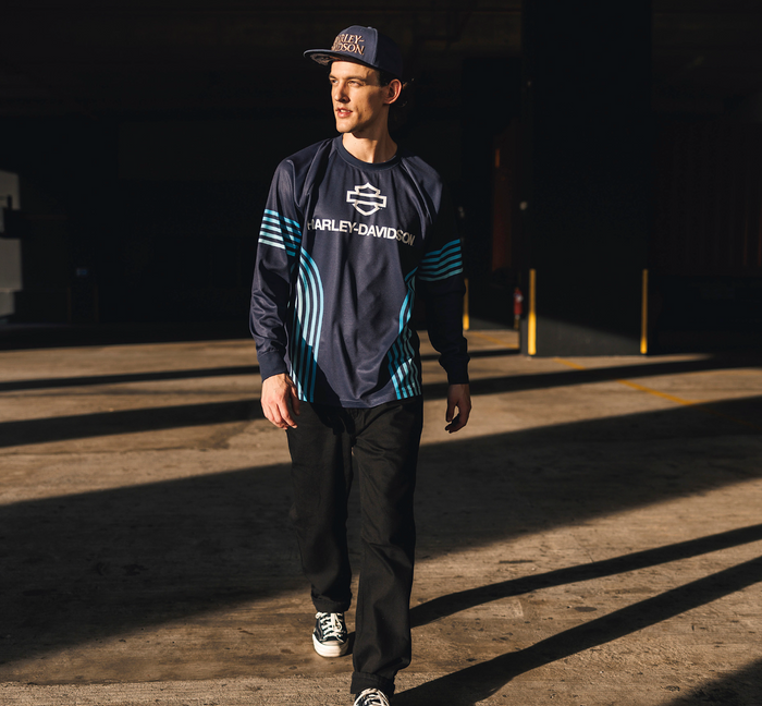 Men's H-D® TECH Racing Jersey - Beacon Blue