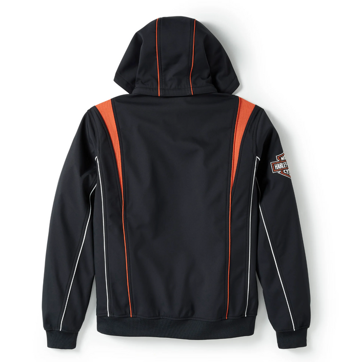 Men's Idyll Windproof Soft Shell Jacket - Harley Black