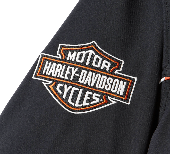 Men's Idyll Windproof Soft Shell Jacket - Harley Black