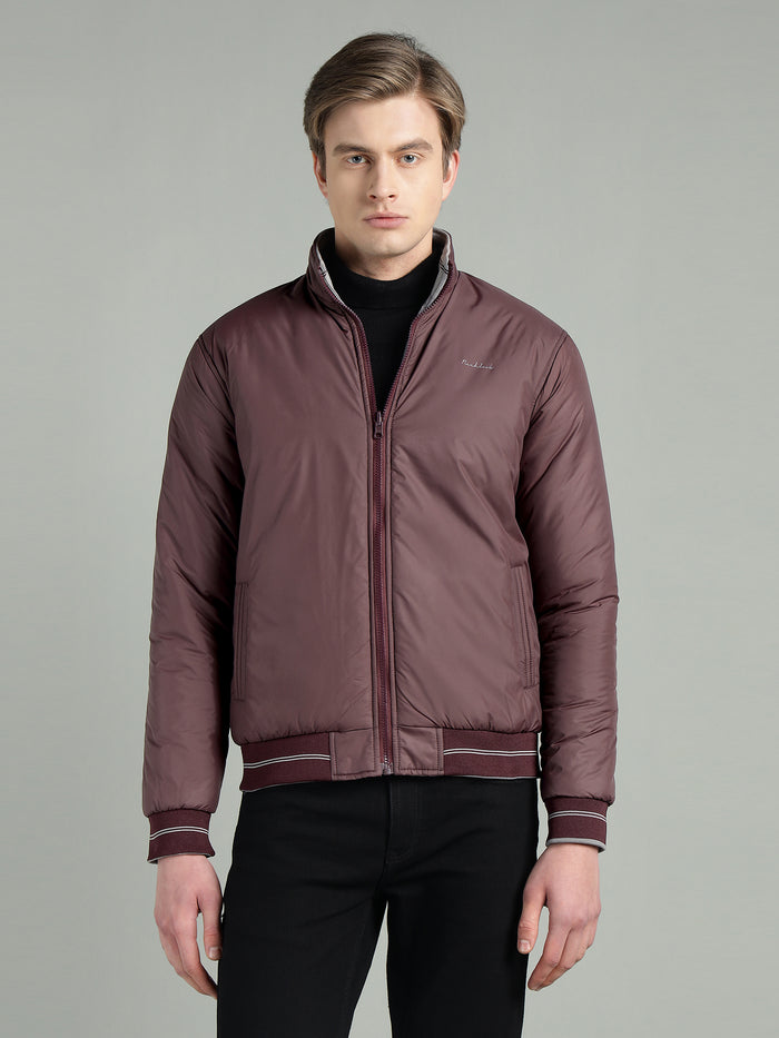 Men's Puffer Reversible Jacket With Zip Closer