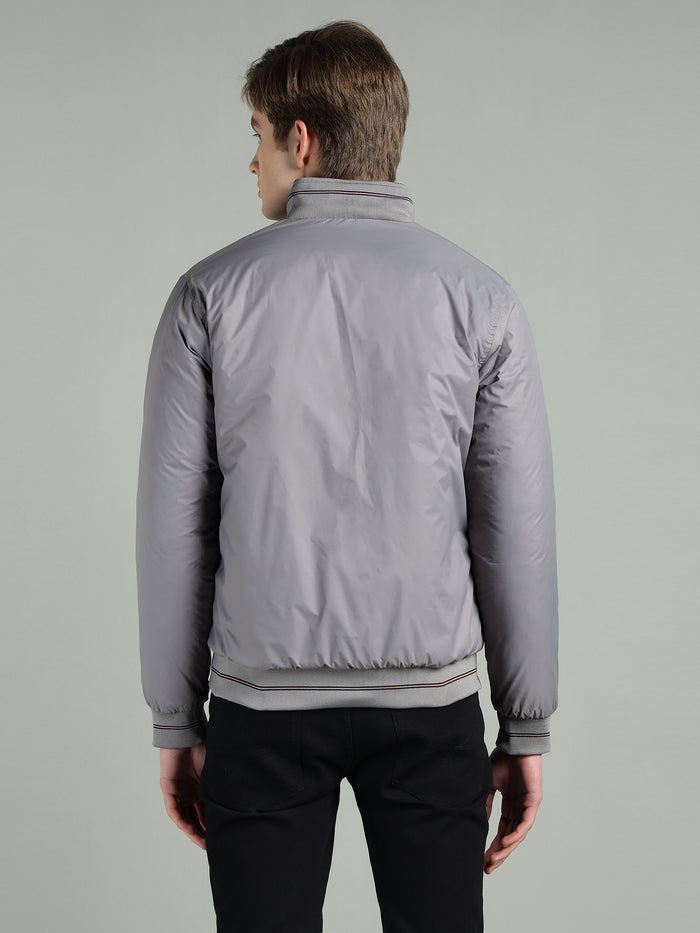 Men's Puffer Reversible Jacket With Zip Closer