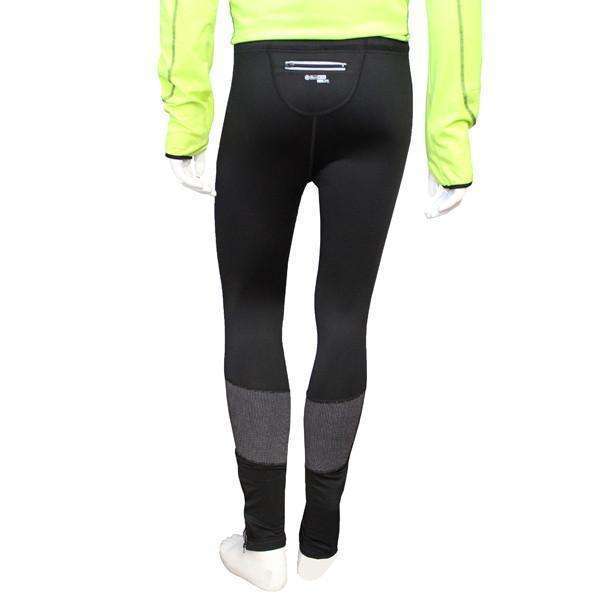 Men's Reflective Mercury Running Tight in Black