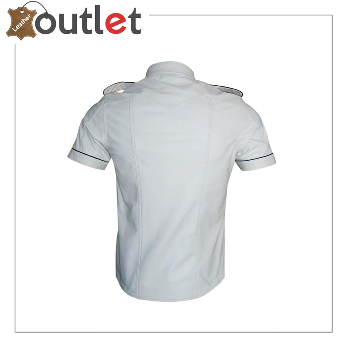 Men's Shirt Suede Leather