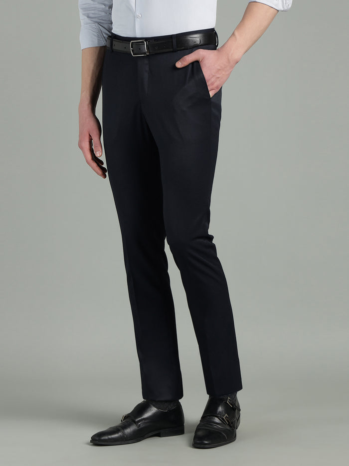 Men's Slim Fit Twill Formal Trousers