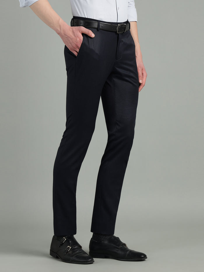 Men's Slim Fit Twill Formal Trousers