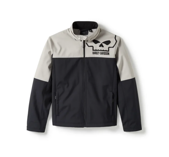 Men's Willie G Skull Water Repellent Softshell Jacket