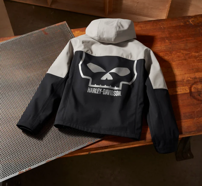 Men's Willie G Skull Water Repellent Softshell Jacket