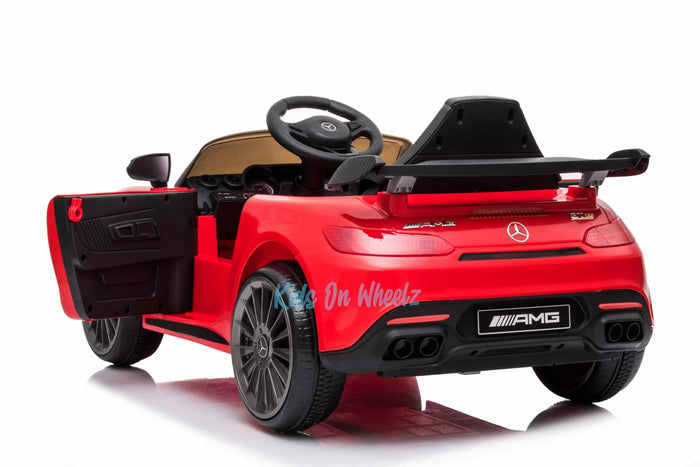 MERCEDES BENZ AMG GTR 12V KIDS RIDE ON 1 SEAT- RED - Kids On Wheelz