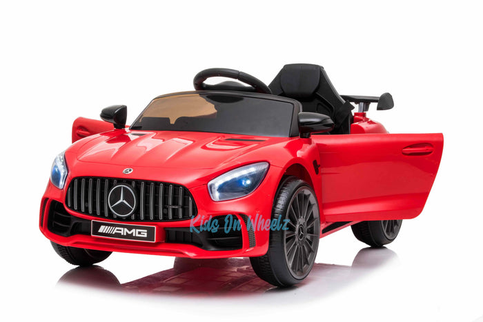 MERCEDES BENZ AMG GTR 12V KIDS RIDE ON 1 SEAT- RED - Kids On Wheelz