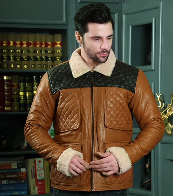 Meteor Jacket - SALE Brown - Nappa Leather