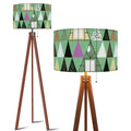Mid-Century Modern Tripod Lamp – Retro Nordic Floor Light Smart LED Control - US Plug - retro floor lamps