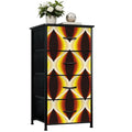 Midcentury Modern Retro 70s Dresser – Lightweight 4-Drawer Storage Unit - One Size - retro dresser