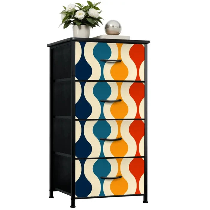 Midcentury Retro 60s 4-Drawer Dresser – Lightweight Storage Unit - retro ads
