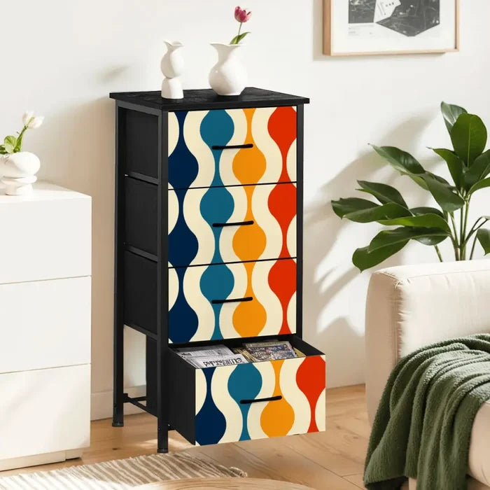Midcentury Retro 60s 4-Drawer Dresser – Lightweight Storage Unit - retro ads