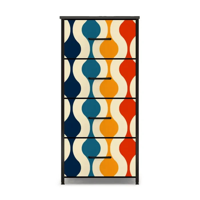 Midcentury Retro 60s 4-Drawer Dresser – Lightweight Storage Unit - retro ads