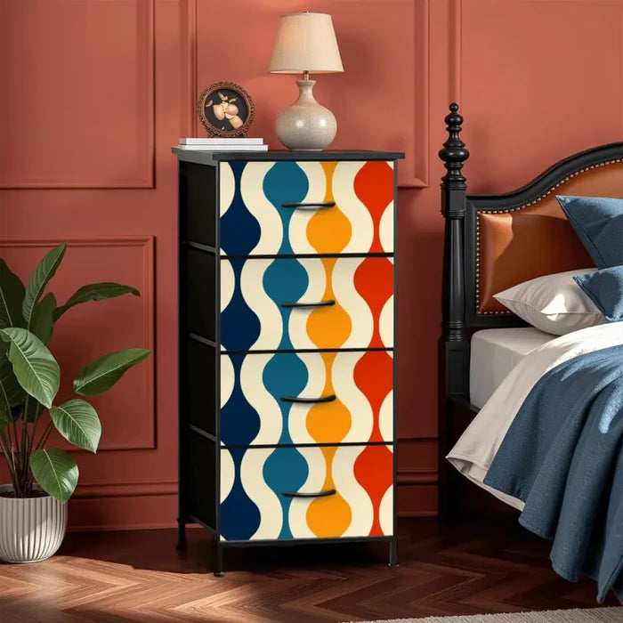 Midcentury Retro 60s 4-Drawer Dresser – Lightweight Storage Unit - retro ads