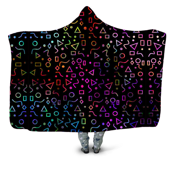 Modern Shapes Hooded Blanket Sartoris Art Epic Hoodie