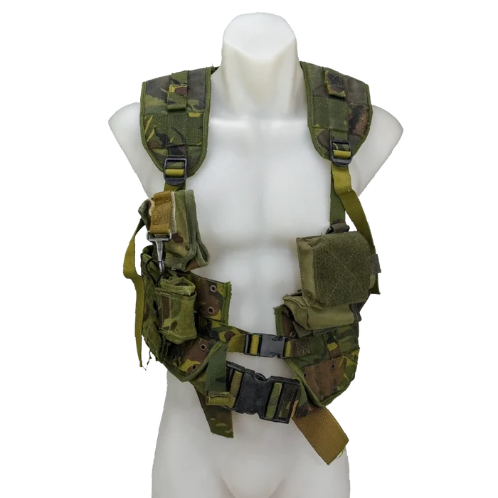 Modified Dutch DPM M93 Combat Vest - Large - Film Production Used - Combat Vests & Rigs