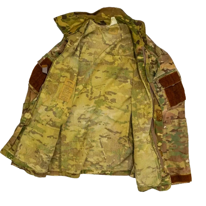Modified Multi Camo Field Shirt - Large, Item 1 - Film Production Used - Field Shirts