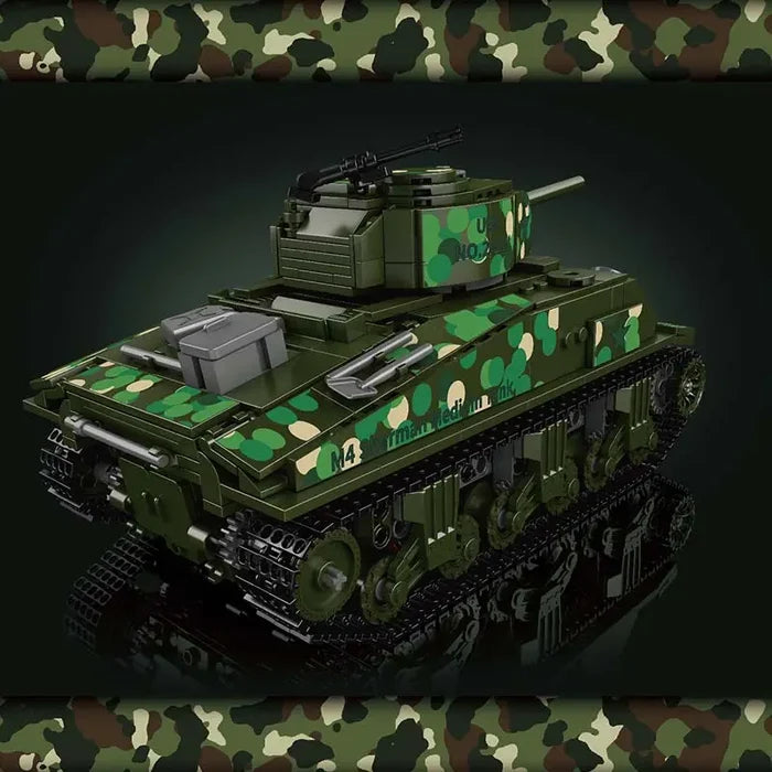 Mould King 20024 M4 Sherman Tank Brick