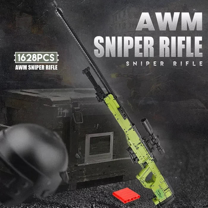 MouldKing 14010S AWM Sniper Rifle Brick