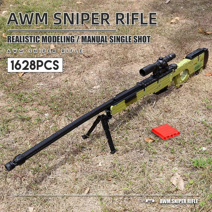 MouldKing 14010S AWM Sniper Rifle Brick