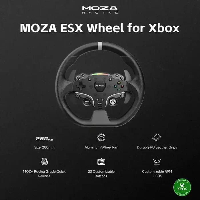 MOZA Racing ESX Steering Wheel For XBOX - Sim Race Webshop B.V.
