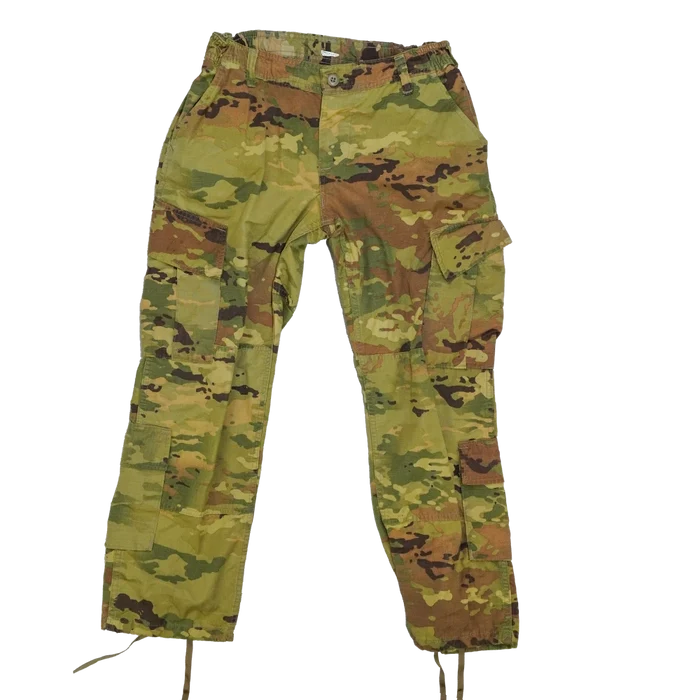 Multi Camo Army Trousers - Medium - Film Production Used - Combat Trousers